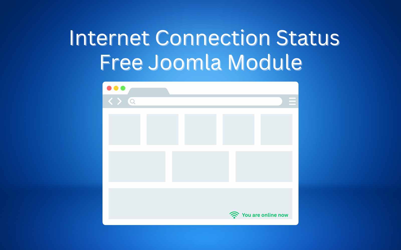 Internet Connection Status Free Joomla Module