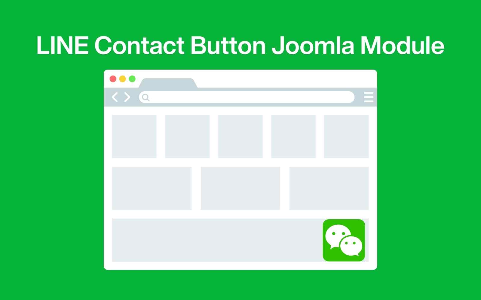LINE Contact Button Free Joomla Module